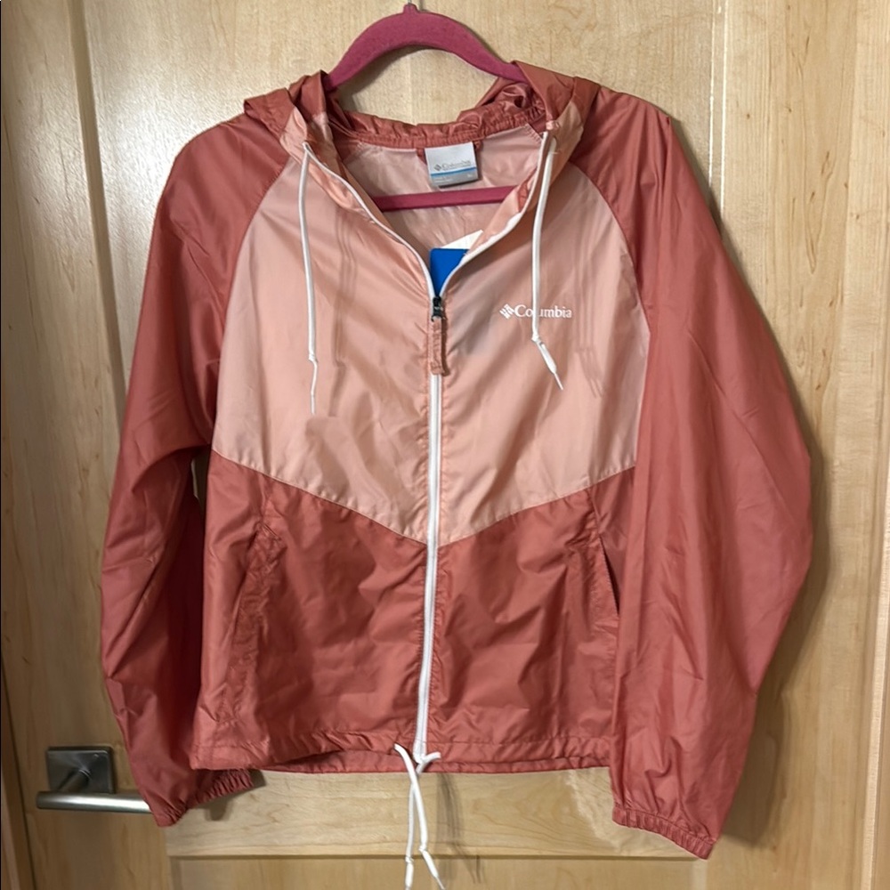 NWT Columbia Women's Two-Tone Jacket - Coral and Peach